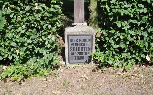 Ansicht der Kriegsgräberstätte Biesenthal
