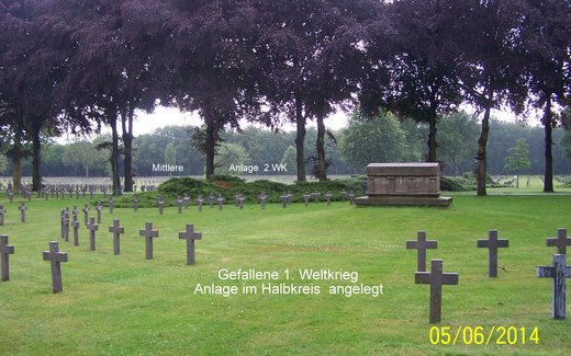 Ansicht der Kriegsgräberstätte Ysselsteyn