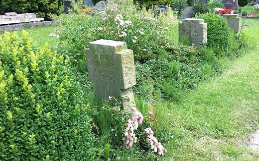 Ansicht der Kriegsgräberstätte Berne, Ev.-  luth. Friedhof