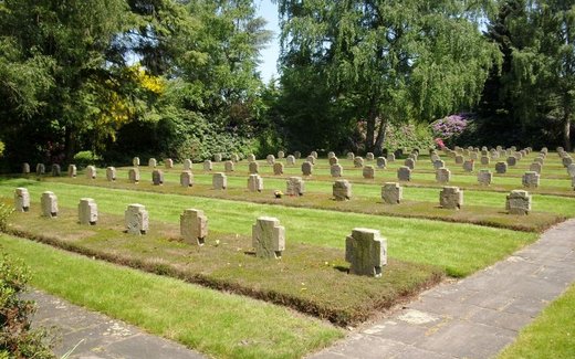 Ansicht der Kriegsgräberstätte Bocholt