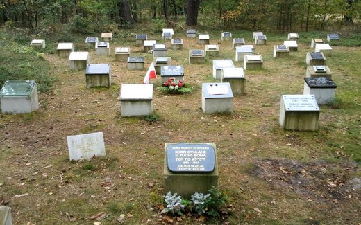 Ansicht der Kriegsgräberstätte Bergen - Belsen, KZ - Gedenkstätte
