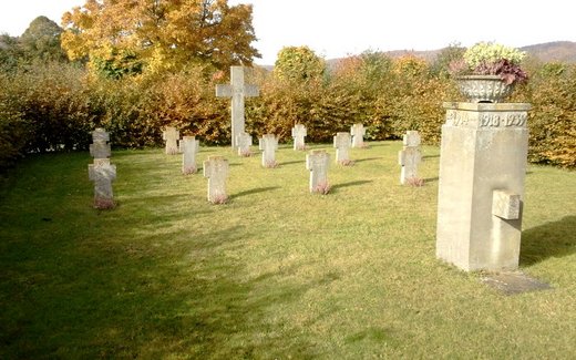 Ansicht der Kriegsgräberstätte Bevern, Friedhof Forster Str.