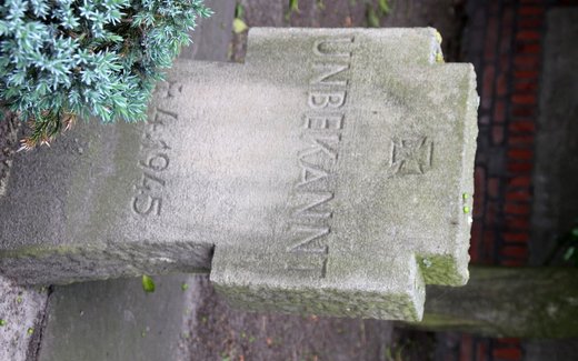 Ansicht der Kriegsgräberstätte Börger, Kath. Friedhof