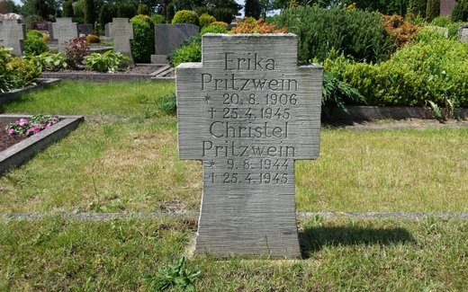 Ansicht der Kriegsgräberstätte Bockhorn, Ev.-luth. Friedhof