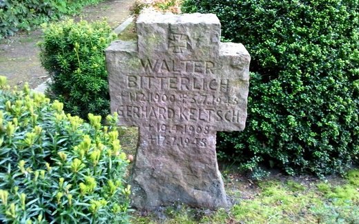 Ansicht der Kriegsgräberstätte Hage, Ev.-ref. Friedhof