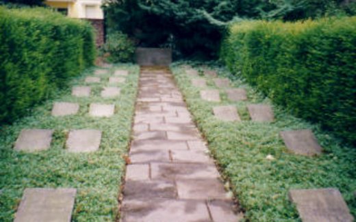 Ansicht der Kriegsgräberstätte Bochum-Wattenscheid-Katholischer Friedhof