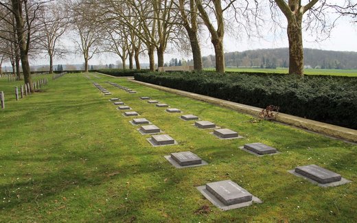 Ansicht der Kriegsgräberstätte Belleau