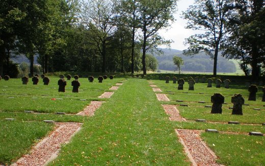 Ansicht der Kriegsgräberstätte Modautal-Brandau