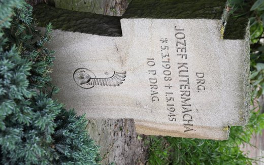 Ansicht der Kriegsgräberstätte Börger, Kath. Friedhof