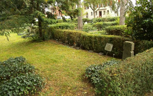 Ansicht der Kriegsgräberstätte Berlin-Zehlendorf, Friedhof Nikolassee
