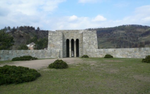 Ansicht der Kriegsgräberstätte Bitola
