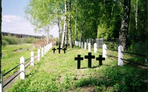 Ansicht der Kriegsgräberstätte Bolschewo