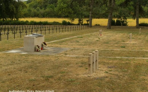 Ansicht der Kriegsgräberstätte Berru