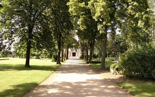 Ansicht der Kriegsgräberstätte Bad Dürrenberg, neuer Friedhof