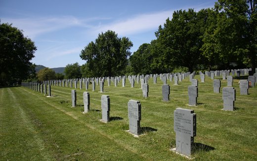 Ansicht der Kriegsgräberstätte Niederbronn-les-Bains