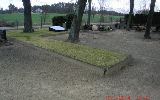 Ansicht der Kriegsgräberstätte Bestensee, Friedhof Nord Bestensee