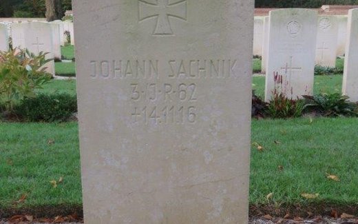 Ansicht der Kriegsgräberstätte Beaumont-Hamel-Ancre