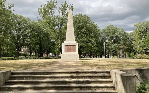 Ansicht der Kriegsgräberstätte Bernburg/Saale, Friedhof II Parkstraße