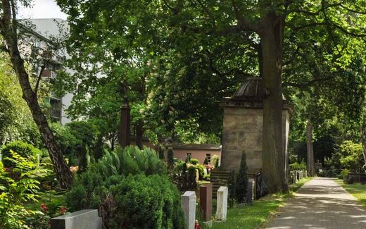 Ansicht der Kriegsgräberstätte Berlin-Charlottenburg, Luisen-Friedhof I