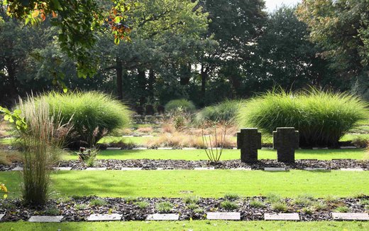 Ansicht der Kriegsgräberstätte Bensheim-Auerbach, Soldatenfriedhof