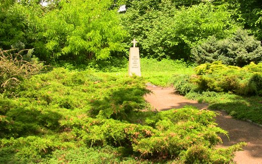 Ansicht der Kriegsgräberstätte Altfriedland, Kommunalfriedhof