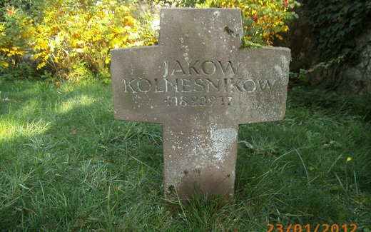 Ansicht der Kriegsgräberstätte Allenbach, Gemeindefriedhof