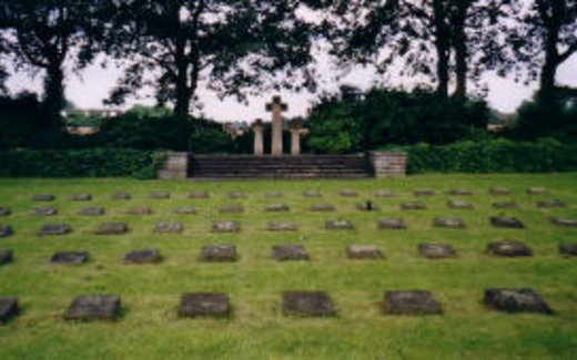 Ansicht der Kriegsgräberstätte Bochum-Günnigfeld