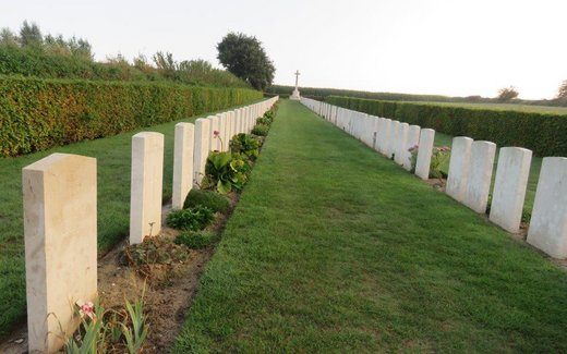 Ansicht der Kriegsgräberstätte Beaumont-Hamel