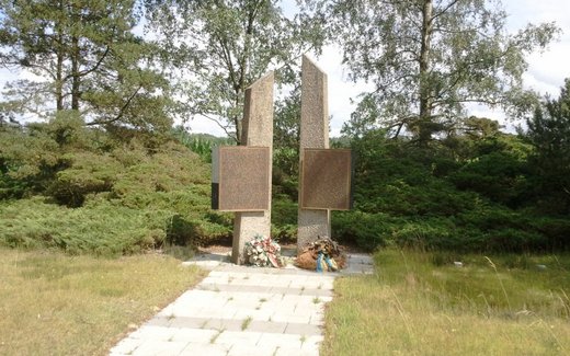 Ansicht der Kriegsgräberstätte Bohmte - Meyerhöfen, Sowjetische Kriegsgräberstätte