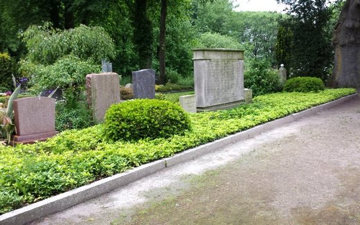 Ansicht der Kriegsgräberstätte Bad Zwischenahn, Alter Ev.- luth. Friedhof