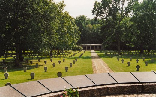 Ansicht der Kriegsgräberstätte Sandweiler