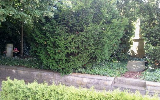 Ansicht der Kriegsgräberstätte Bohmte, Gemeindefriedhof