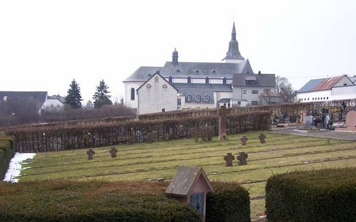 Ansicht der Kriegsgräberstätte Bleialf