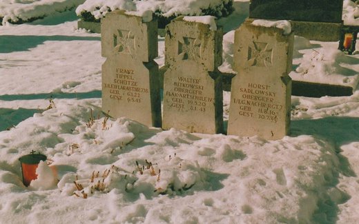 Ansicht der Kriegsgräberstätte Bad Kohlgrub, Fdh. St. Rochus
