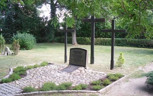 Ansicht der Kriegsgräberstätte Bliesdorf/Oder