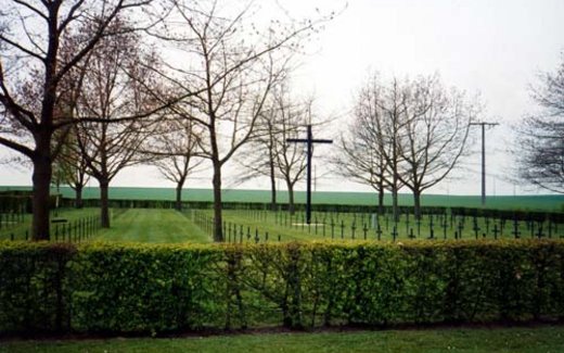 Ansicht der Kriegsgräberstätte Béthencourt-sur-Somme