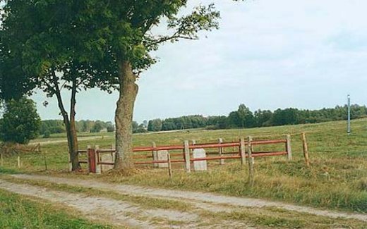Ansicht der Kriegsgräberstätte Blumental / Pietki