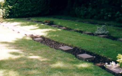 Ansicht der Kriegsgräberstätte Bochum-Gerthe