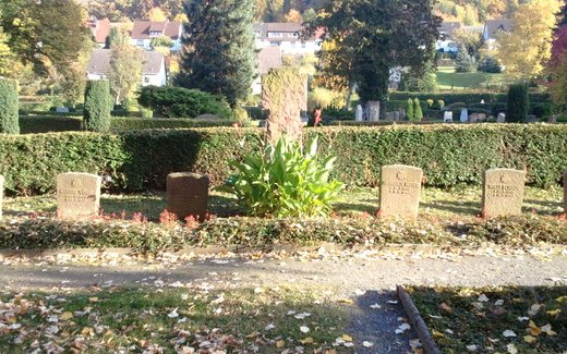 Ansicht der Kriegsgräberstätte Bad Salzdetfurth, Ev.- luth. Friedhof