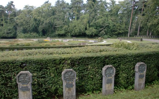 Ansicht der Kriegsgräberstätte Darmstadt - Waldfriedhof