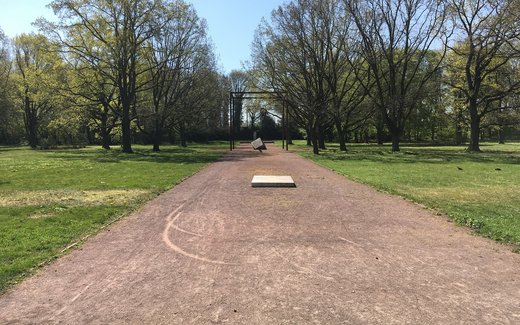 Ansicht der Kriegsgräberstätte Magdeburg, Westfrdh.