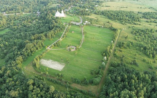 Ansicht der Kriegsgräberstätte Sologubowka