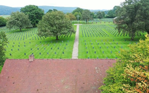 Ansicht der Kriegsgräberstätte Niederbronn-les-Bains