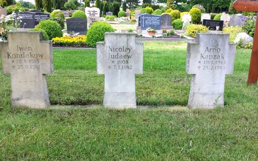 Ansicht der Kriegsgräberstätte Bockhorn, Ev.-luth. Friedhof