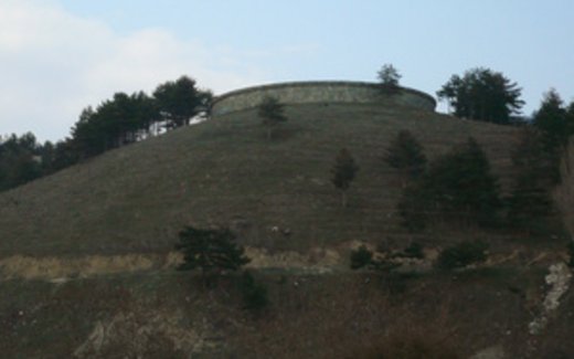 Ansicht der Kriegsgräberstätte Bitola