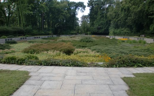 Ansicht der Kriegsgräberstätte Darmstadt - Waldfriedhof