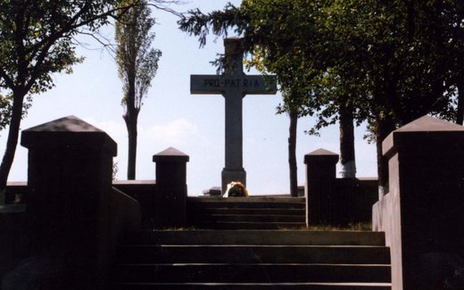 Ansicht der Kriegsgräberstätte Bordesti