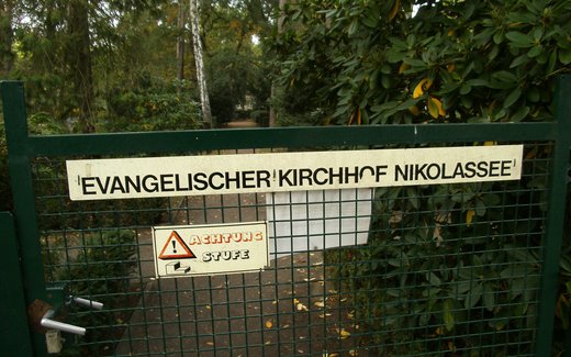 Ansicht der Kriegsgräberstätte Berlin-Zehlendorf, Friedhof Nikolassee