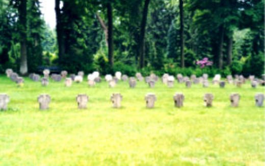 Ansicht der Kriegsgräberstätte Bielefeld-Brackwede-Ev. Friedhof