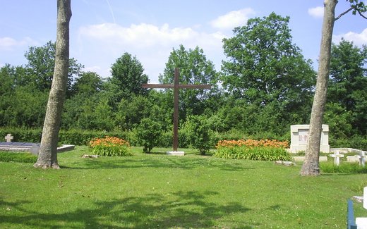 Ansicht der Kriegsgräberstätte Bisping